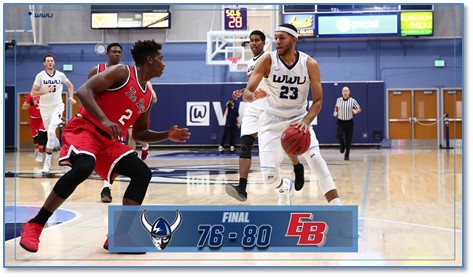 Western men’s basketball edged 80-76 by Cal State East Bay